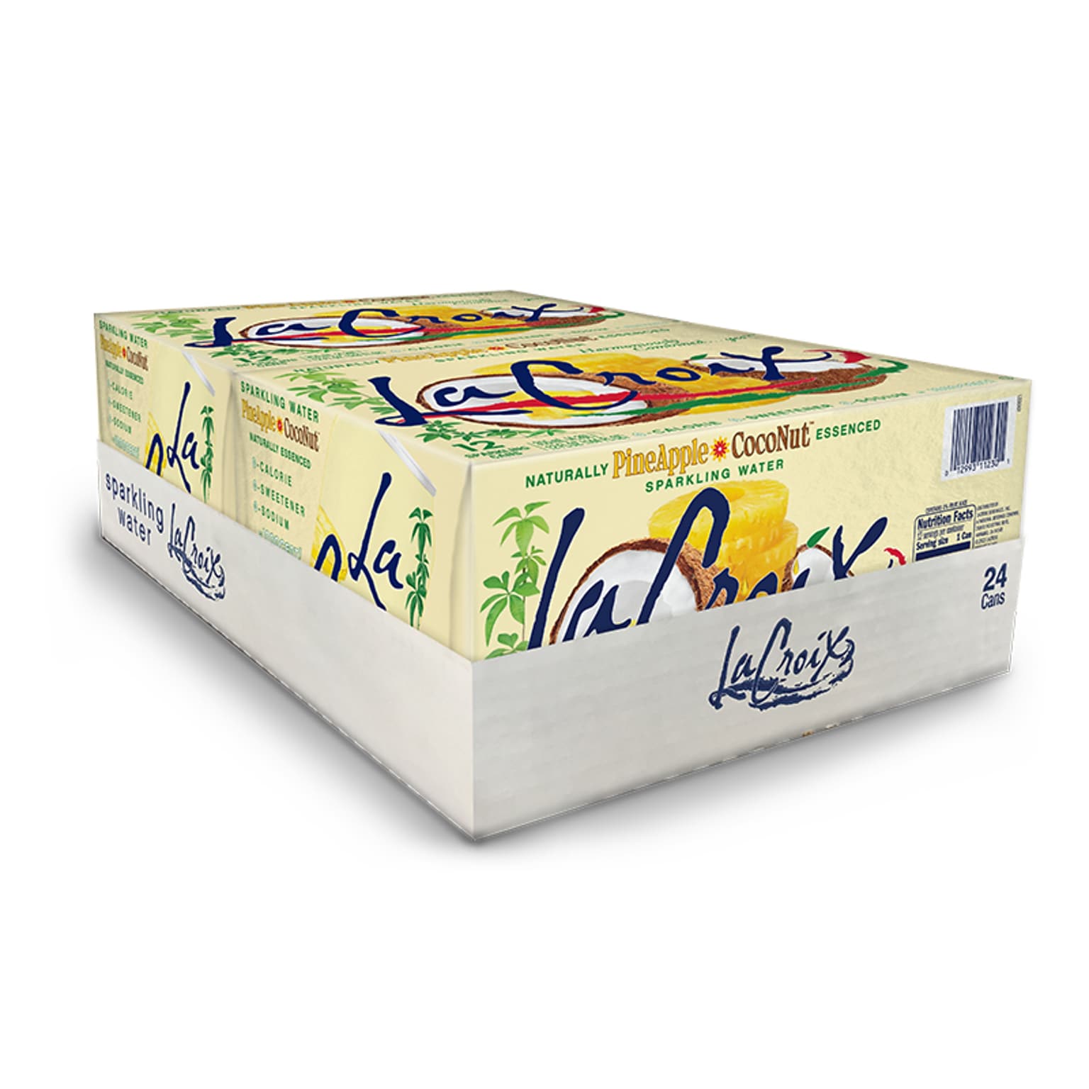 Lacroix Pineapple Coconut Sparkling Seltzer Water, 12 oz., 24 Cans/Carton (15021925)