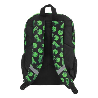 Bioworld Kids 5-Piece Minecraft Backpack Set, Large, Green (B1Y85U4MNCSB00)