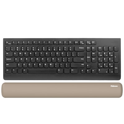 Fellowes Breyta Silicone Keyboard Wrist Rest, Sand (100145444)