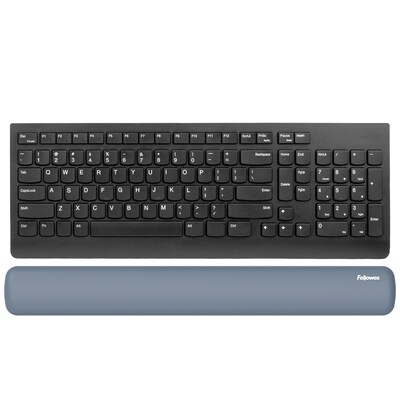 Fellowes Breyta Silicone Keyboard Wrist Rest, Blue (100145417)