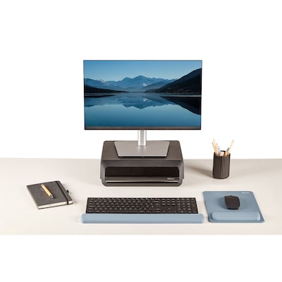 Fellowes Breyta Silicone Keyboard Wrist Rest, Blue (100145417)