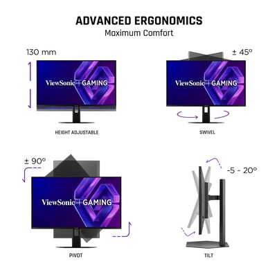 ViewSonic 27" FHD 240Hz OLED G-Sync Compatible Gaming Monitor, Black (VX2738-2K-OLED)