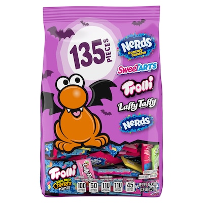Nerds Halloween Core Winners Candy Variety Pack, 135 Pieces (8618)