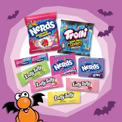 Nerds Halloween Core Winners Candy Variety Pack, 135 Pieces (8618)
