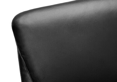 Monarch Specialties Inc. Ergonomic Faux Leather Swivel Executive Chair, Black (I 7344)