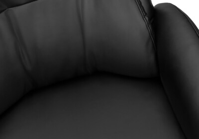 Monarch Specialties Inc. Ergonomic Faux Leather Swivel Executive Chair, Black (I 7323)