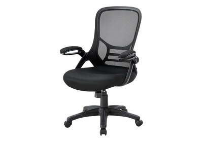 Monarch Specialties Inc. Ergonomic Mesh Swivel Computer and Desk Chair, Black (I 7367)