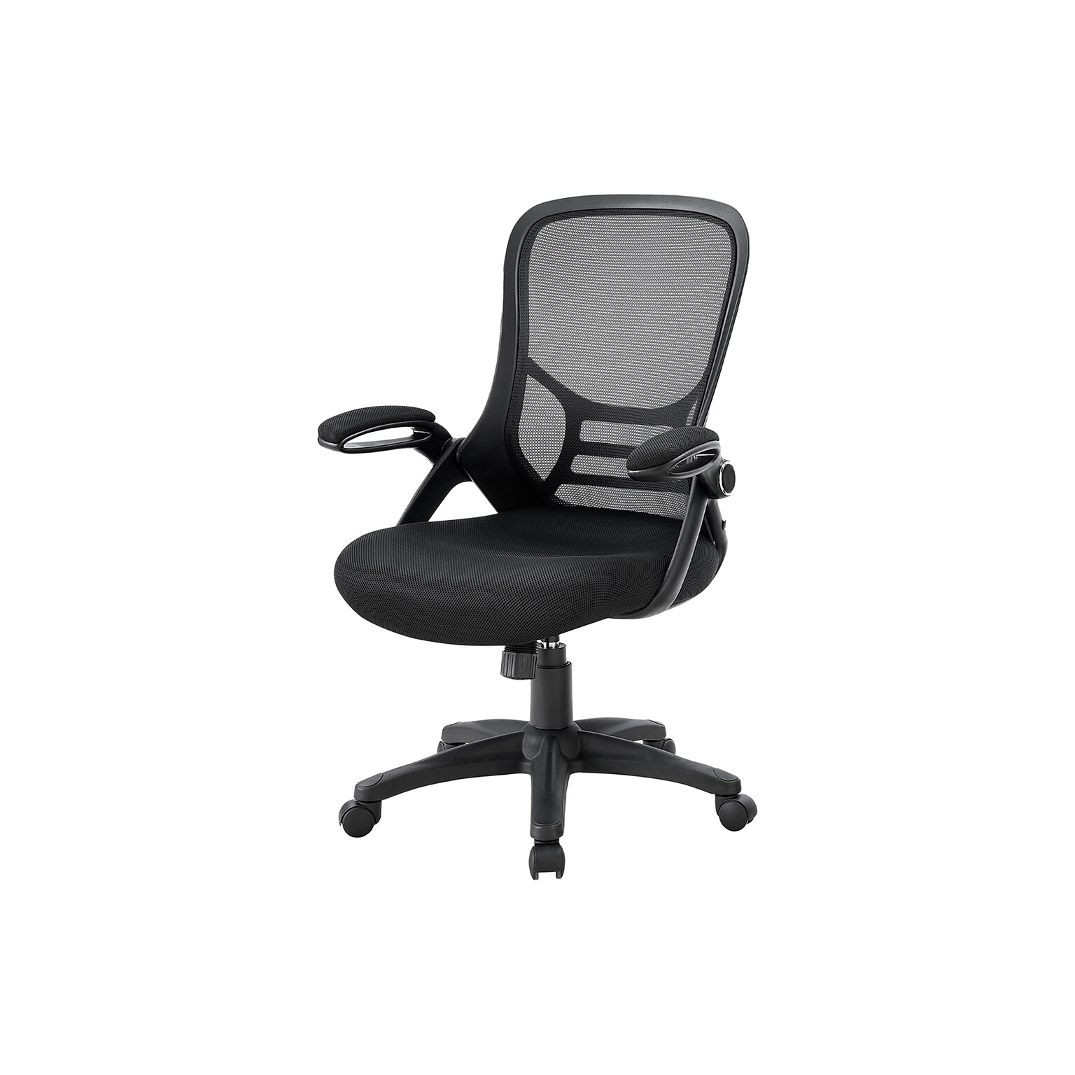 Monarch Specialties Inc. Ergonomic Mesh Swivel Computer and Desk Chair, Black (I 7367)