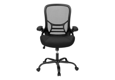 Monarch Specialties Inc. Ergonomic Mesh Swivel Computer and Desk Chair, Black (I 7367)