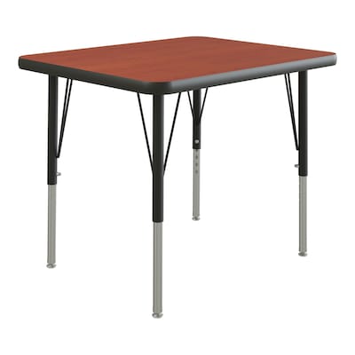 Correll Rectangular Activity Table, 24 x 30, Height Adjustable, Cherry (A2430-REC-21-09-09)