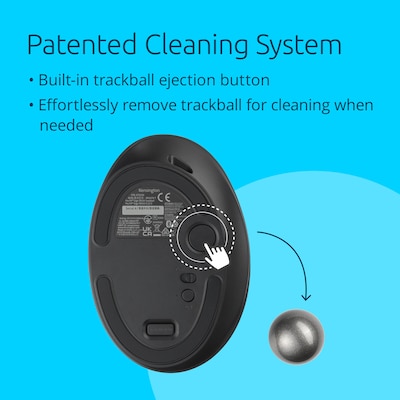 Kensington Pro Fit Ergo TB550 Trackball, Black (K72196WW)