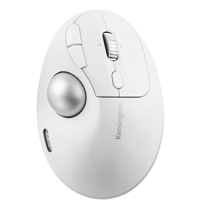 Kensington Pro Fit Ergo TB550 Trackball, White (K72180WW)