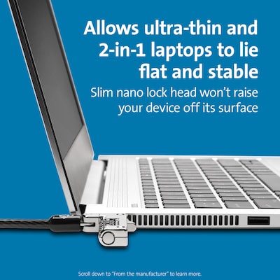 Kensington Slim NanoSaver Combination Laptop Lock (K60605WW)