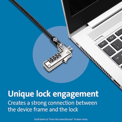 Kensington Slim NanoSaver Combination Laptop Lock (K60605WW)
