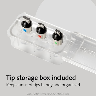 Kensington Replacement Lock Head Tips for Universal 3-in-1 Laptop Lock (K62315WW)