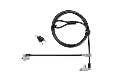 Kensington Slim N17 2.0 Keyed Dual Head Laptop Lock for Wedge-Shaped Slots (K60508WW)