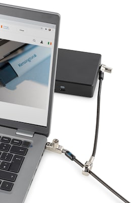 Kensington Slim N17 2.0 Keyed Dual Head Laptop Lock for Wedge-Shaped Slots (K60508WW)