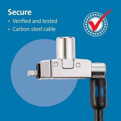 Kensington Slim N17 2.0 Keyed Laptop Lock for Wedge-Shaped Slots (K60500WW)