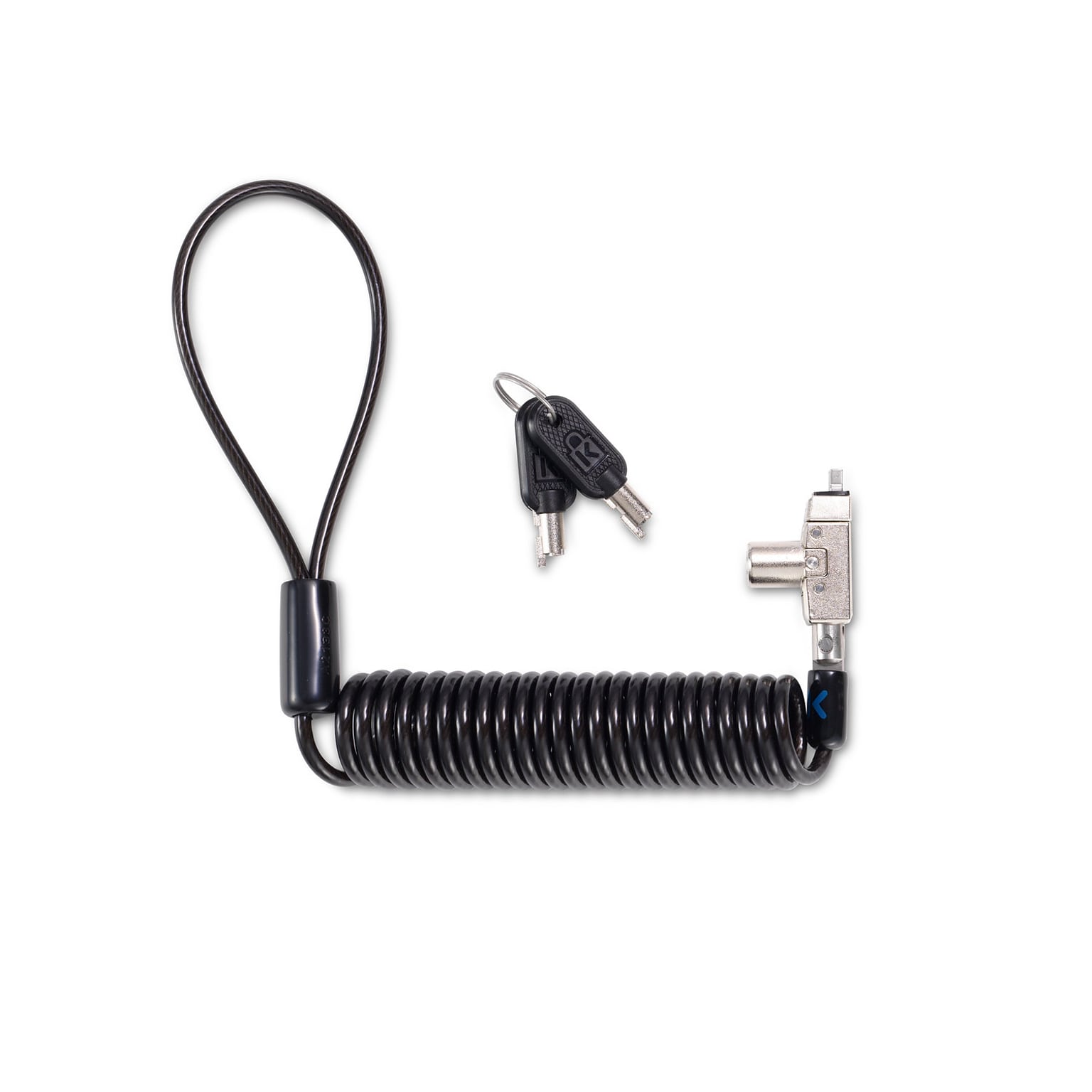 Kensington Slim N17 2.0 Portable Keyed Laptop Lock for Wedge-Shaped Slots, Black (K60511WW)