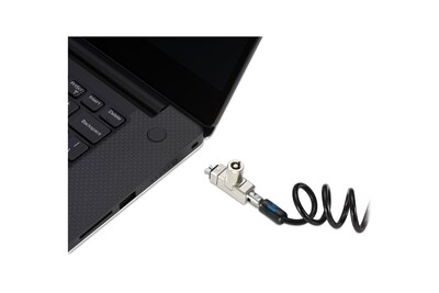 Kensington Slim N17 2.0 Portable Keyed Laptop Lock for Wedge-Shaped Slots, Black (K60511WW)