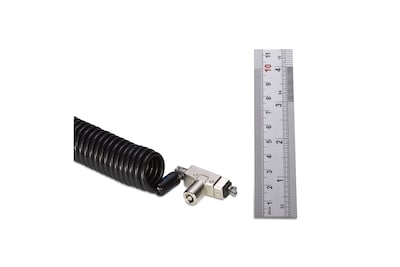 Kensington Slim N17 2.0 Portable Keyed Laptop Lock for Wedge-Shaped Slots, Black (K60511WW)