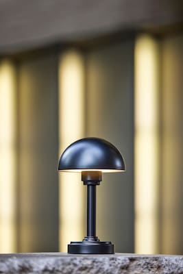 Adesso Ollie 12.5"H LED Table Lamp, Black (3186-01)