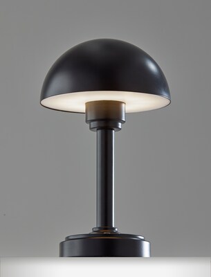 Adesso Ollie 12.5"H LED Table Lamp, Black (3186-01)