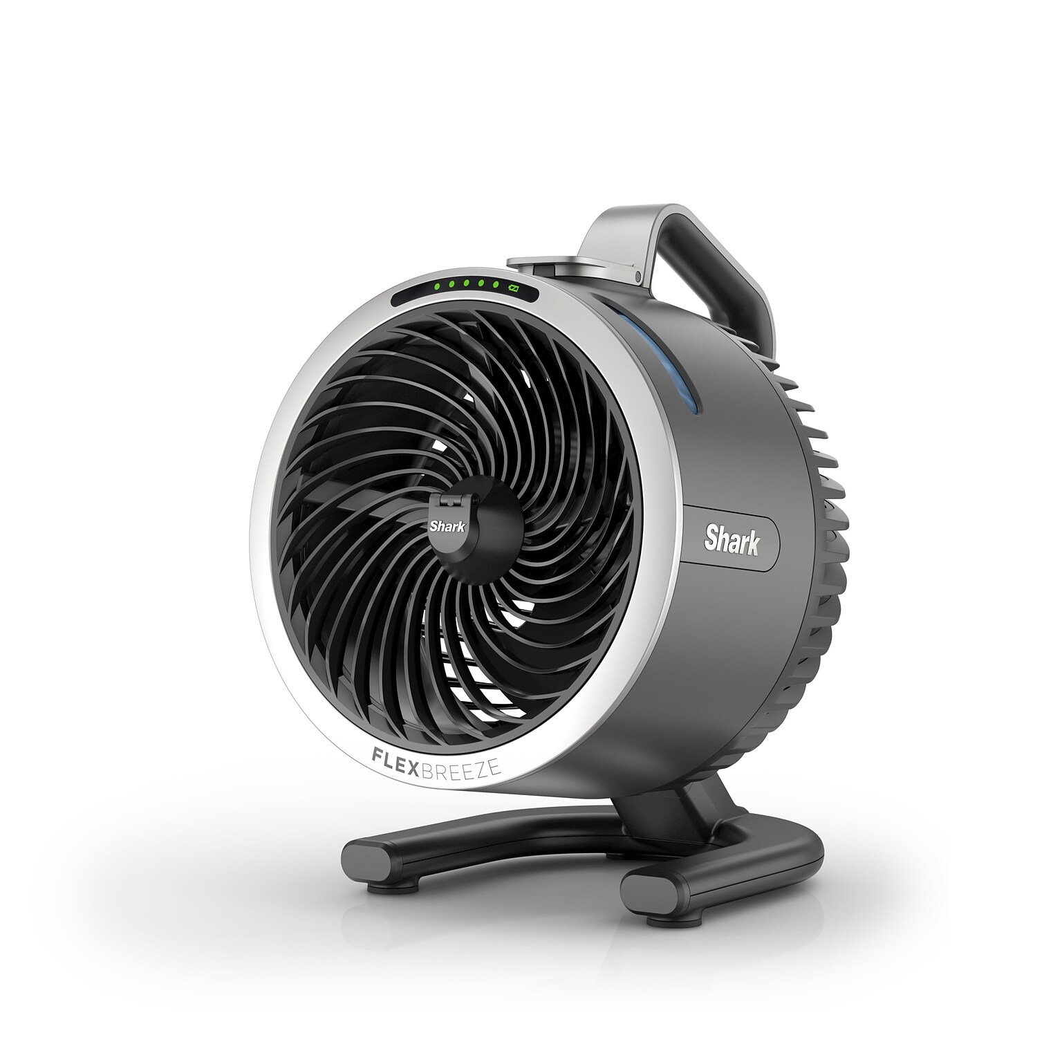 Shark FlexBreeze HydroGo Desk Fan, 5-Speed, Grey (FA052)