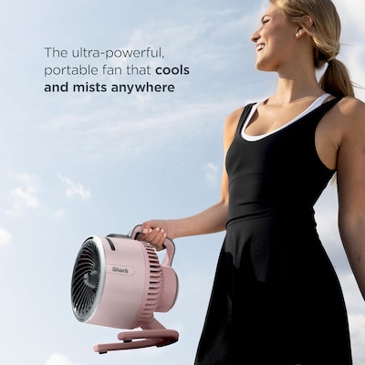 Shark FlexBreeze HydroGo Desk Fan, 5-Speed, Grey (FA052)