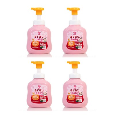 Arau Baby Foam Body Soap, Citrus Scent, 15.21 oz. 4/Pack (AFG-4008-CASE)