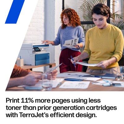 Original HP 161X Black TerraJet High-Yield Toner Cartridge (W1610X), Print Up to 10,000 Pages