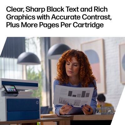 Original HP 161X Black TerraJet High-Yield Toner Cartridge (W1610X), Print Up to 10,000 Pages