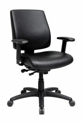 Tempur-Pedic Ergonomic Vinyl Swivel Task Chair, Black (TP-HCMBSTMDLBLK)
