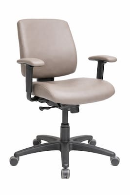 Tempur-Pedic Ergonomic Vinyl Swivel Task Chair, Dark Grey (TP-HCMBSTMDLDGR)