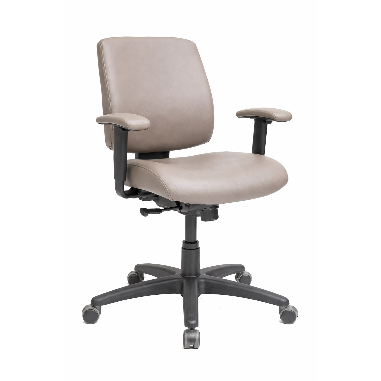 Tempur-Pedic Ergonomic Vinyl Swivel Task Chair, Dark Grey (TP-HCMBSTMDLDGR)