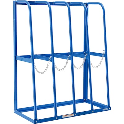 Global Industrial Vertical Bar Storage Rack, 4 Bays, 48W x 24D x 60H, 6000 Lb. Capacity