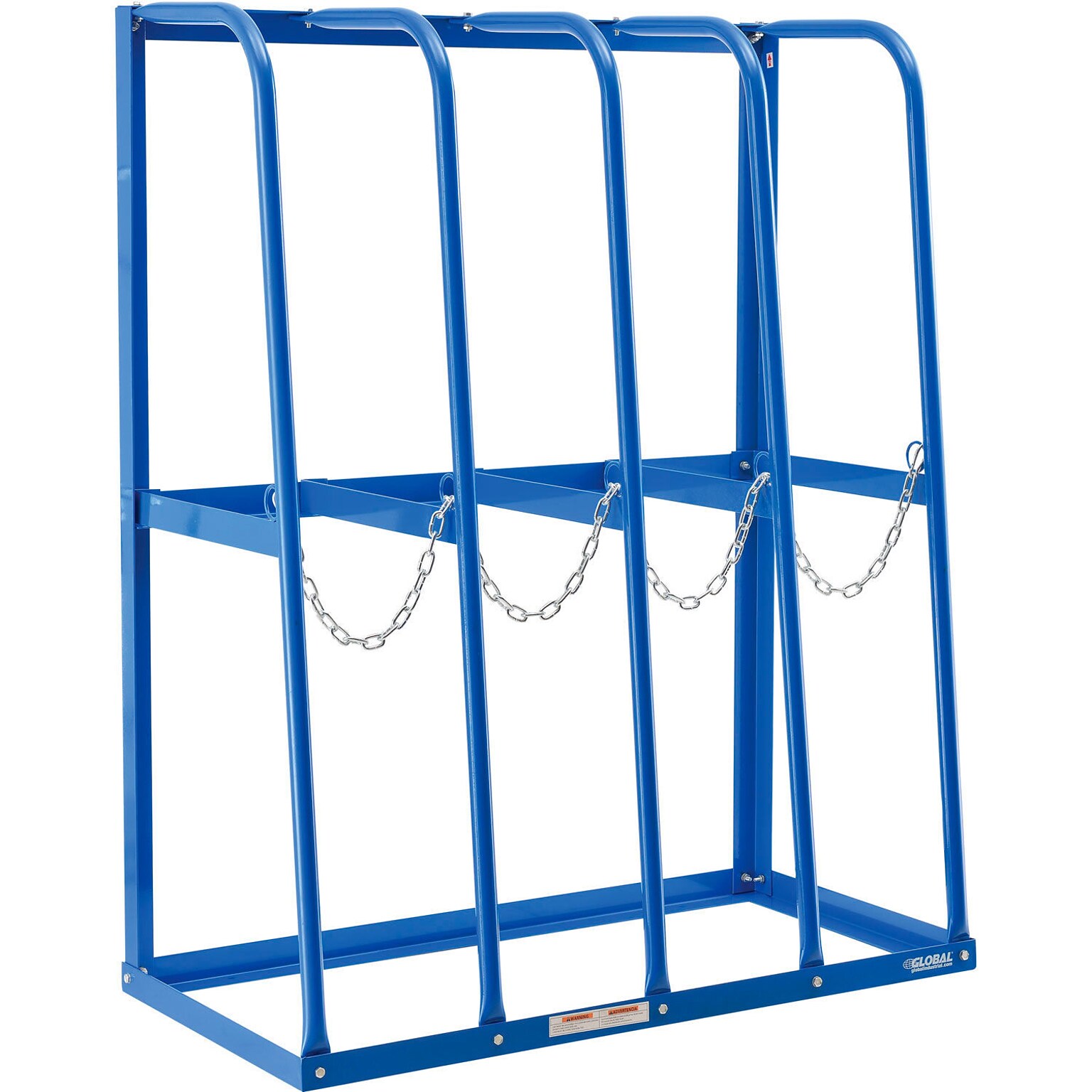 Global Industrial Vertical Bar Storage Rack, 4 Bays, 48W x 24D x 60H, 6000 Lb. Capacity