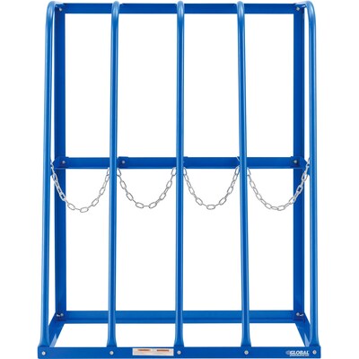 Global Industrial Vertical Bar Storage Rack, 4 Bays, 48W x 24D x 60H, 6000 Lb. Capacity
