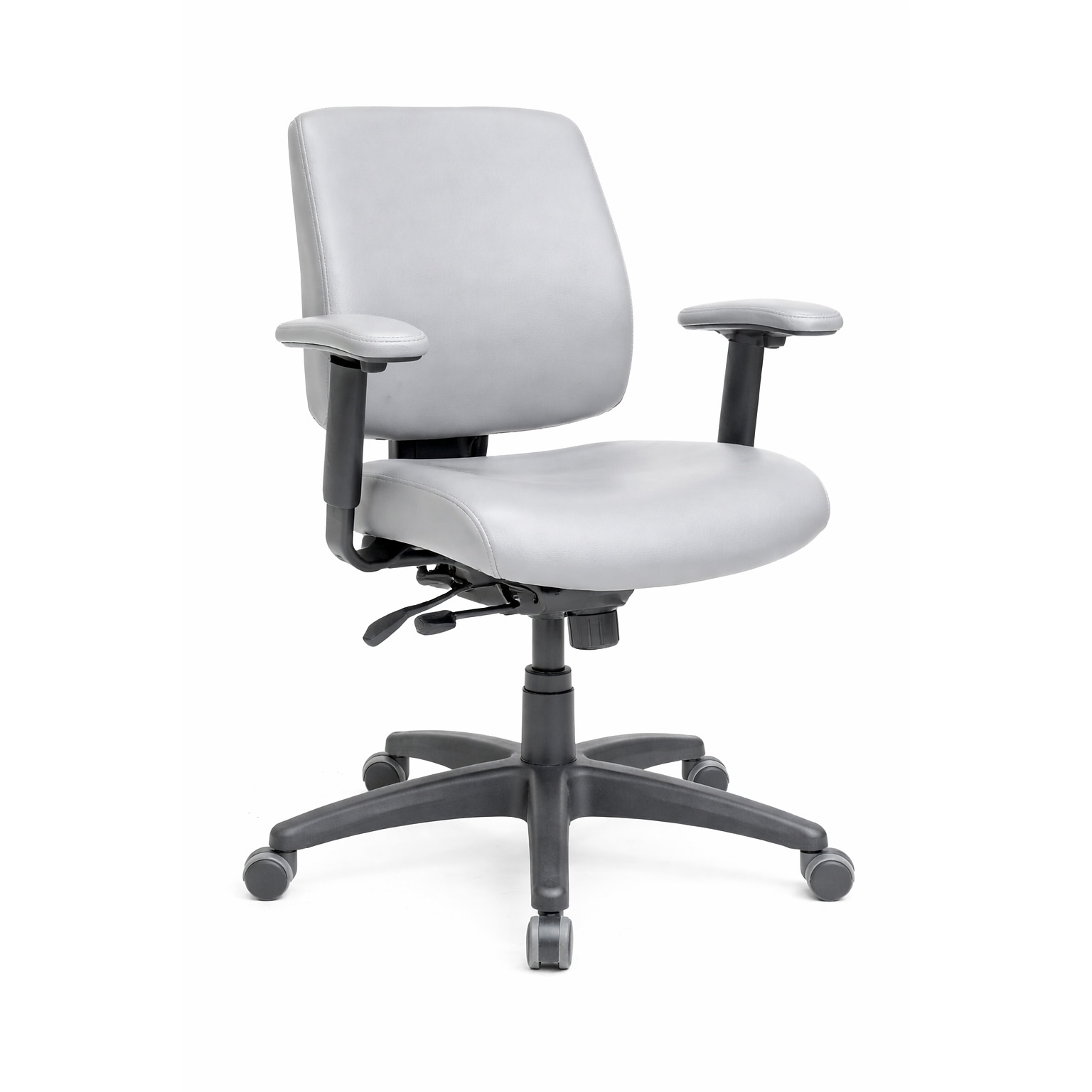 Tempur-Pedic Ergonomic Vinyl Swivel Task Chair, Light Grey (TP-HCMBSTMDLLGR)