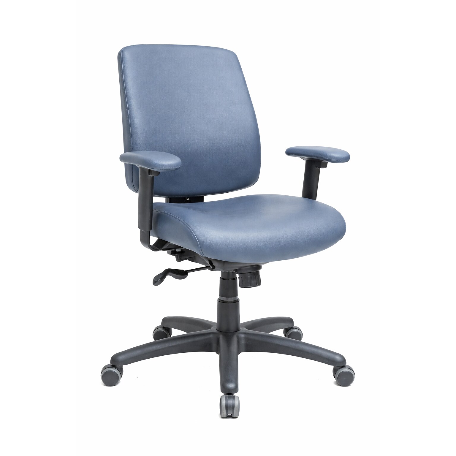 Tempur-Pedic Ergonomic Vinyl Swivel Task Chair, Blue (TP-HCMBSTMDLBLU)