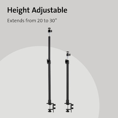 Kensington A1000 Telescoping C-Clamp, Black (K87654WW)