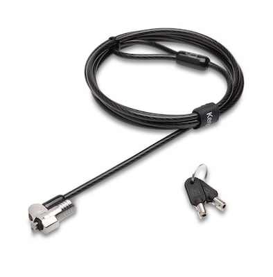 Kensington NanoSaver Keyed Laptop Lock, Black (K64444TAA)