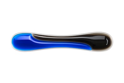 Kensington Slim Duo Non-Skid Gel Keyboard Wrist Rest, Blue/Black (K62441WW)