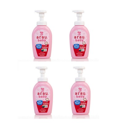 Arau Baby Foam Bottle Wash, Unscented, 16.09 oz., 4/Pack (AFG-4003-CASE)