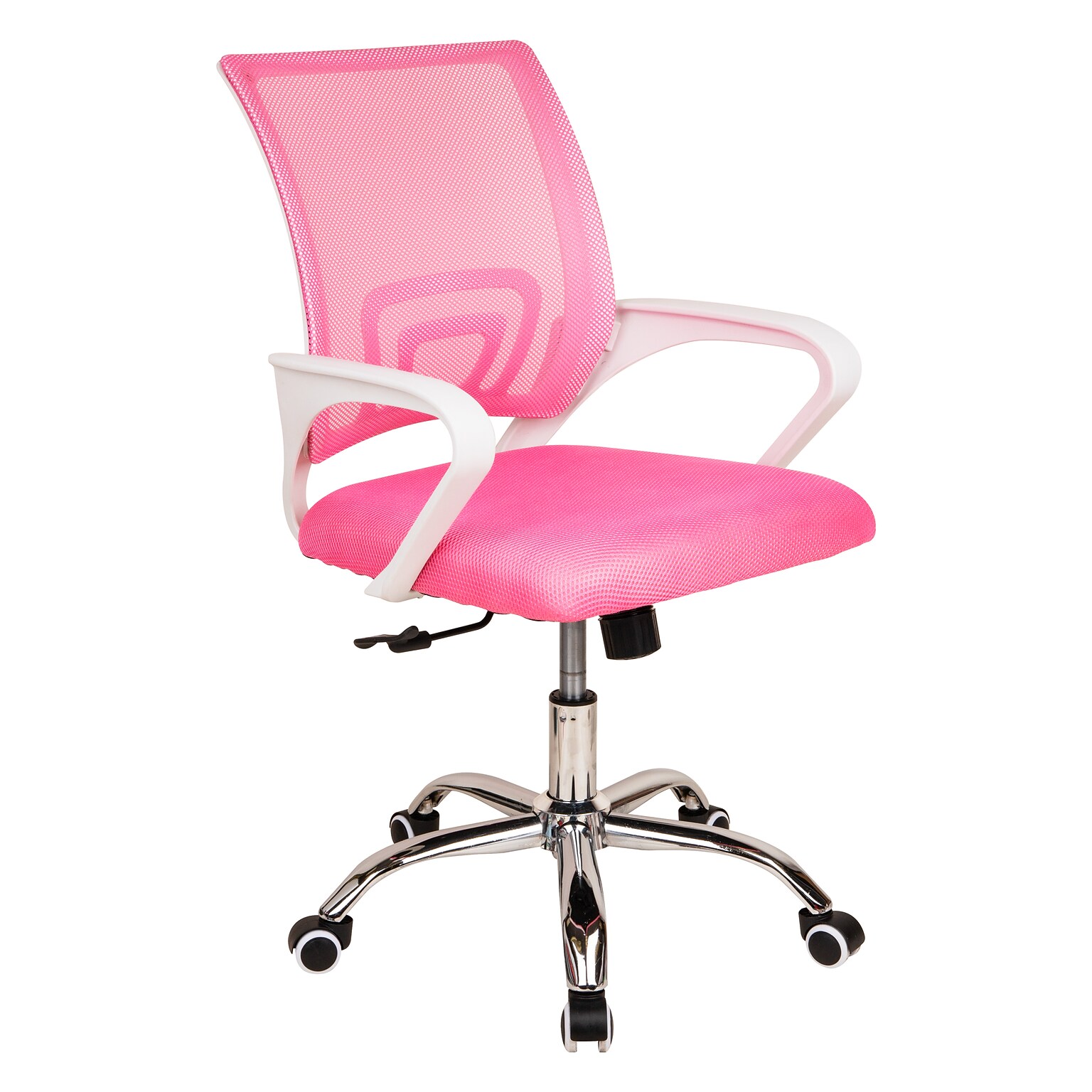 Mind Reader Ergonomic Mesh Swivel Computer and Desk Chair, Pink (OFFCHAIR-PNK)