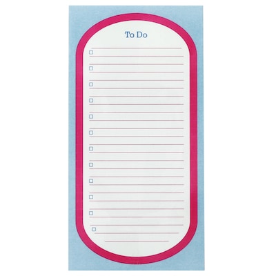 Post-it To-Do List Notes, 2.9 x 5.7, Lined, 50 Sheets/Pad (SPE-36-1)