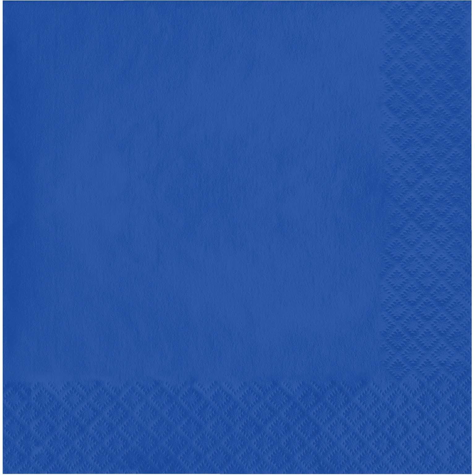 Creative Converting Touch of Color Dinner Napkin, 3-ply, Cobalt Blue, 250 Napkins/Carton (593147B)