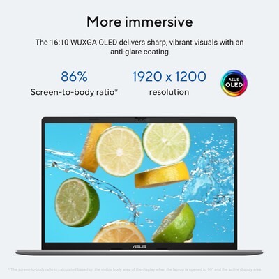 ASUS Vivobook S14 OLED 14 Laptop, Copilot+ PC, Intel Core Ultra 5 325 (2026), 16GB RAM, 512GB SSD, Windows 11 Home
