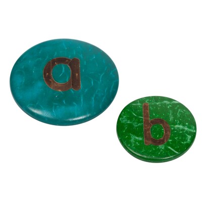 Ready2Learn Lowercase Coconut Letters, Assorted Colors (CE-10005)