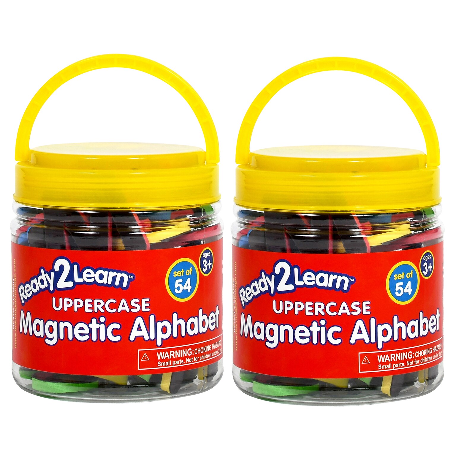 Ready2Learn Uppercase Magnetic Alphabet, Assorted Colors, 2/Bundle (CE-6907-2)